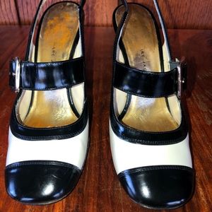 Marc by Marc Jacobs Cap-Toe Mary Jane Sling-backs